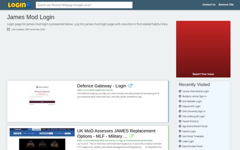 James Mod Login - Loginii.com