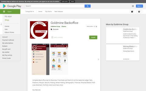 Goldmine Backoffice - Apps on Google Play
