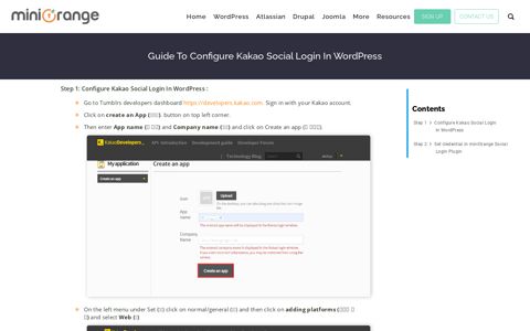 Guide to Configure Kakao Social Login in WordPress