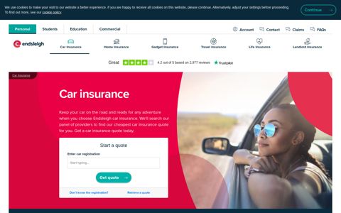 Car Insurance Quotes | Endsleigh