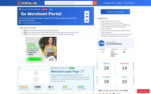 Ge Merchant Portal