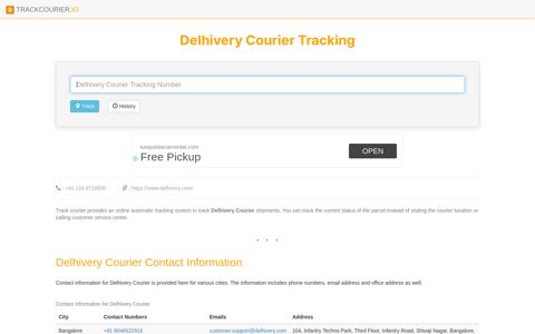 Delhivery Tracking