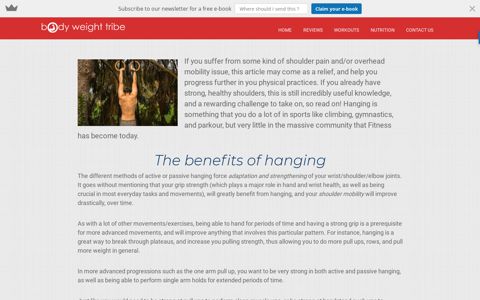 30 Day Hanging Challenge - Improve Your Shoulder Strength ...