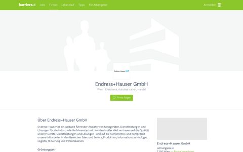 Endress+Hauser GmbH: Karrierechancen, Kontaktdaten ...