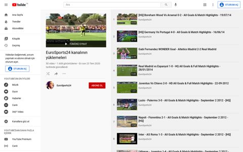 Uploads from EuroSports24 - YouTube