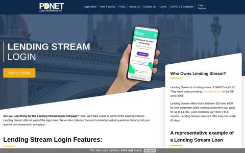 Looking for the Lending Stream Login ? Read this first ...