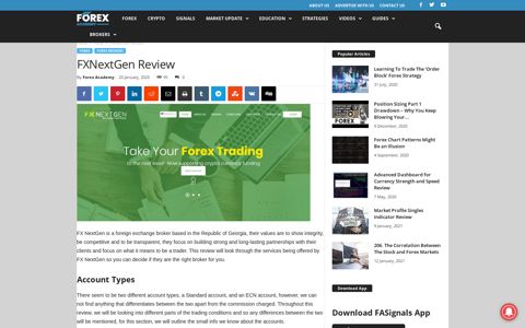 FXNextGen Review | Forex Academy
