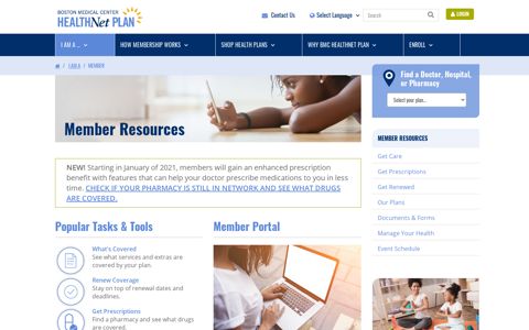 Member Resources - BMC HealthNet Plan