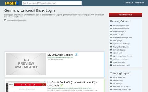 Germany Unicredit Bank Login - Loginii.com