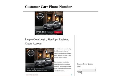 Laaptu.Com Login, Sign Up / Register, Create Account ...