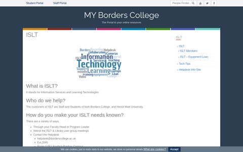 ISLT – MY Borders College