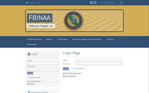 Login Page - FBINAA - FBI National Academy Associates