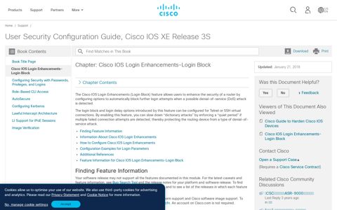 Cisco IOS Login Enhancements-Login Block