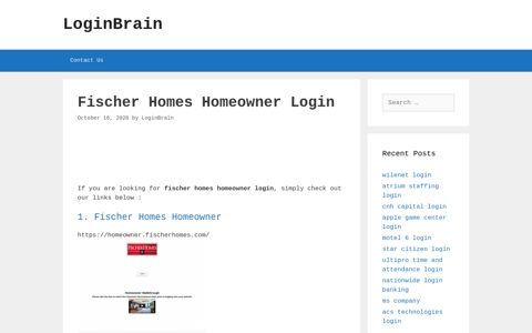 fischer homes homeowner login - LoginBrain