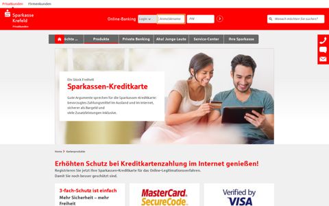 Kartenprodukte | Sparkasse Krefeld