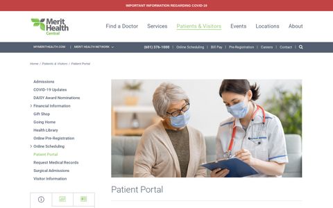 Patient Portal | Patients & Visitors - Merit Health Central
