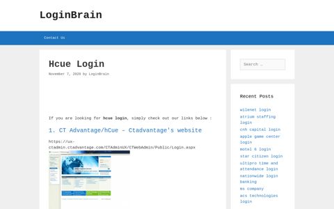 hcue login - LoginBrain