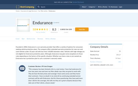 Are Endurance Warranty Services Legit? [150+ Real Reviews]