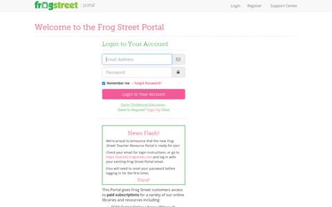 Frog Street Portal