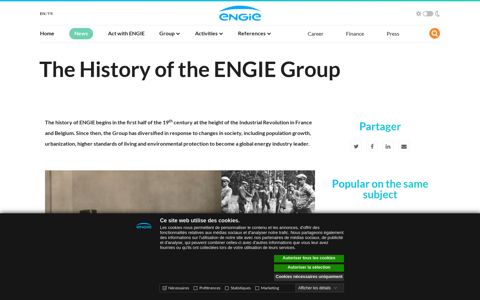 The History of ENGIE | Group | ENGIE