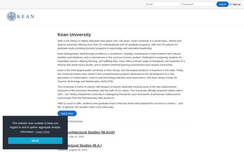 Kean University - SlideRoom