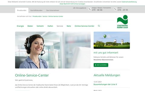 Online-Service-Center - Hamms gute ... - Stadtwerke Hamm