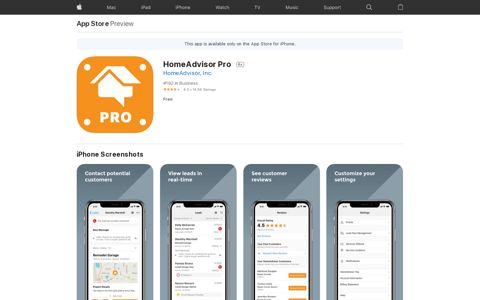 ‎HomeAdvisor Pro on the App Store