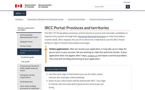 IRCC portal for provinces and territories - Canada.ca