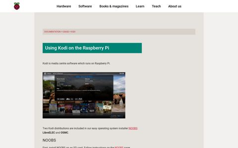 Using Kodi on the Raspberry Pi - Raspberry Pi Documentation