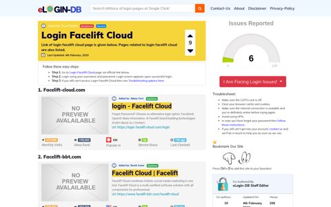 Login Facelift Cloud - штыефпкфь login 0 Views