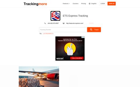 ETS Express Tracking-TrackingMore.com