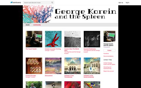 George Korein and the Spleen: Music