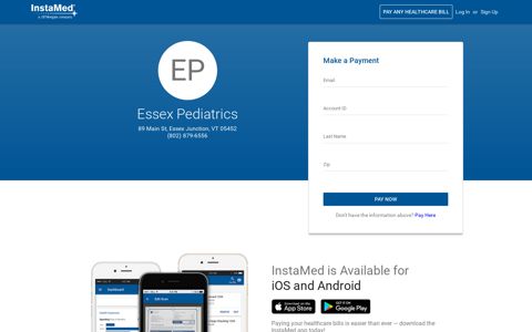 Essex Pediatrics - Patient Portal - Home