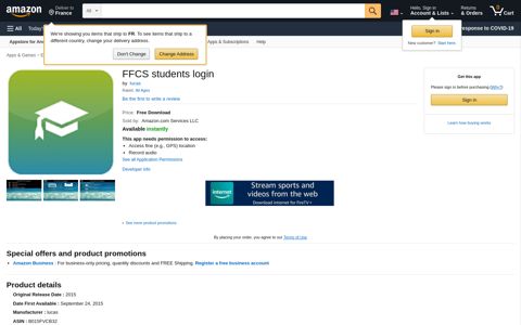 FFCS students login: Appstore for Android - Amazon.com