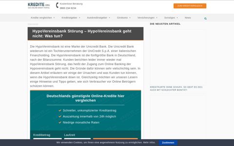 HypoVereinsbank geht nicht » HypoVereinsbank Störung ...