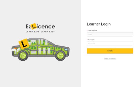 Learner Login | EzLicence