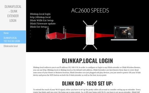 Dlinkap.local – Dlink Extender Login – 192.168.0.50 Dlinkap ...