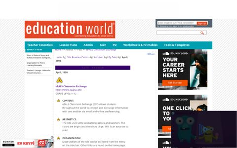 ePALS Classroom Exchange | Education World
