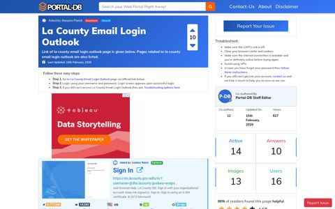 La County Email Login Outlook - Portal-DB.live