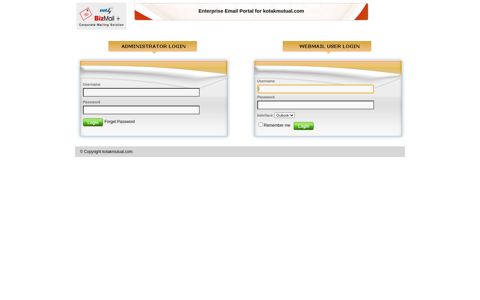 Login: Welcome to KMAMC Bizmail+