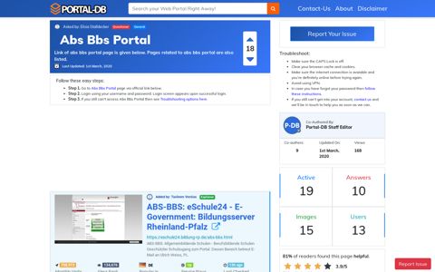 Abs Bbs Portal