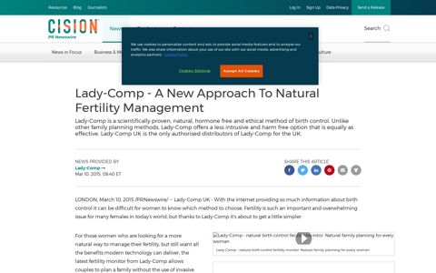 Lady-Comp - A New Approach To Natural Fertility Management