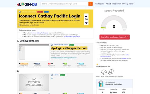 Iconnect Cathay Pacific Login
