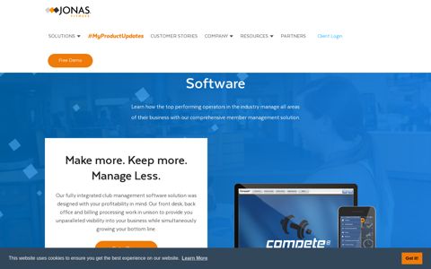 Fitness Center and Gym Management Software | Jonas Fitness