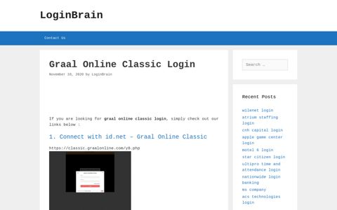 Graal Online Classic - LoginBrain