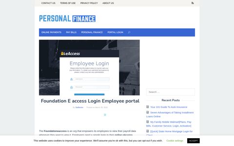 Foundation E access Login Employee portal - alset minerals
