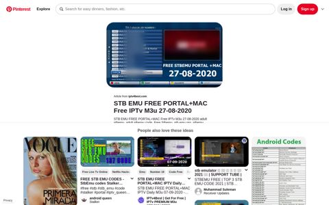 STB EMU FREE PORTAL+MAC Free IPTv M3u 27-08-2020 in ...
