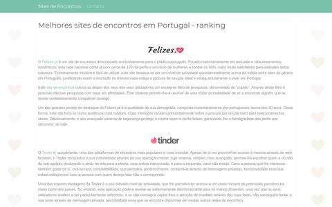 Sites de encontros em Portugal