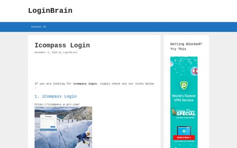 Icompass - Icompass Login - LoginBrain