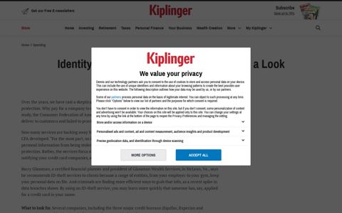 ID-Theft Monitoring Programs Worth a Look | Kiplinger